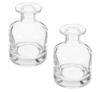 2 Pcs Bottiglia Decorativa Bottiglie Di Diffusore Vuote Con Lamella