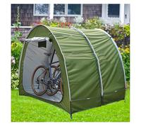 2 PCS Box Biciclette Può Essere Giuntato Garage Moto per Esterno Proteggi Da Vento,Pioggia,Neve,Polvere Tettoia per Auto Da Esterno Box Biciclette,Green