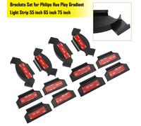 2 Pcs Brackets Set per Philips Hue Play Gradient Light Strip 55/65/75 inch