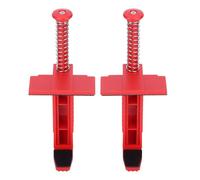 2 pcs Brick Liner Runner Wire Cassetto Strumento Bricklaying Leveling Accessorio per l'ingegneria degli strumenti di misurazione (Rosso)