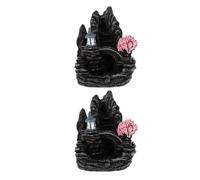 2 Pcs Bruciatore Incenso Cascata Bruciatori Di Riflusso Portaincenso