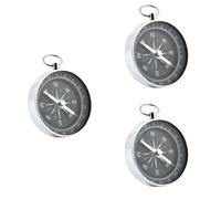 2 PCS Bussola Tascabile Ciondolo Compass Portatile Della Catena Chiave