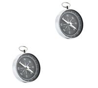 2 PCS Bussola Tascabile Mini Escursionismo Accessori Ciondolo Di Sopravvivenza