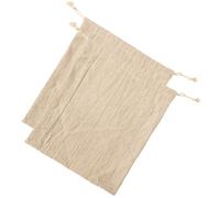 2 Pcs Busta Porta Oggetti Sacchetto Del Pane Grande Borsa Per La Conservazione