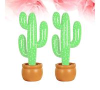 2 Pcs Cactus Gonfiabile All'aperto Decorazioni Gonfiabili Hawaii