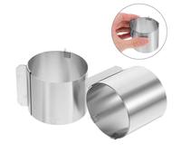 2 Pcs Cake Ring Regolabile Anello Di Mousse Stampo Per Torta Fondente