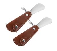 2 Pcs Calzascarpe Piccolo Portatile Corno Per Da Stivale Aiutante Di