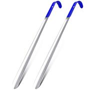 2 Pcs Calzascarpe Portatile Calzante Per Lungo Resistente Corna Disabili