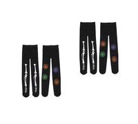 2 PCS Calze Halloween Collant Scheletro Bimba Spider Di Simulazione
