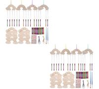 2 PCS Campanelli Eolici Scacciaspiriti Kit Per Decorazione Del Carillon Vento