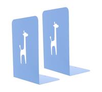 2 Pcs Cancelleria Giraffa Fermalibri in Metallo Decorativi Per Scaffali