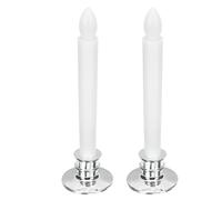 2 Pcs Candela Elettronica LED Senza Fiamma Candeline Candele Da Tavolo