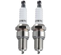 2 Pcs Candele Auto F7RTC di Accensione per NGK 5534 BPR7ES V-line-19, Candela Motocicletta Universale per Bosch 4038 WR5DP 7992 WR5DC Champion 818 RN2C 332 RN7YC 415 RN9YC, W22EPR-U 3088 R41CXLS OEM
