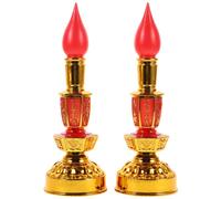 2 Pcs Candele Led Lumini Votivi Senza Fiamma Lanterna Decorativa