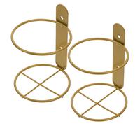 2 Pcs Cantinetta Portabottiglie Di Vino Portavino Parete Del Display