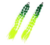 2 Pcs Capelli Colorati Extension Estensioni Di Estensione Dei Coda Cavallo