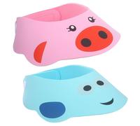 2 Pcs Cappellino Da Doccia Per Bambini Visiera Cuffia Shampoo Bambino