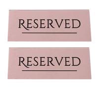 2 Pcs Carte Riservate Indipendenti Prenotazione Tavolo Per Gli Ospiti