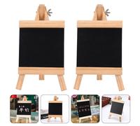 2 Pcs Cartello Decorativo in Lavagna Lavagnetta Gesso Bacheca Desktop