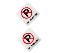 2 Pcs Cartello Stradale Cartelli Divieto Sosta Blocco Parcheggio