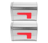 2 Pcs Cassette Postali Per Esterni Cassetta Delle Lettere Da Esterno Postale