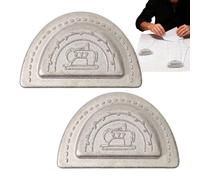 2 PCS Cast Iron Fabric Press Block - Rainbow Shaped | Sewing Pattern Weight | Quilting Press Plate, Fabric Stabilizer For Sewing Quilting Dressmaking Home Women