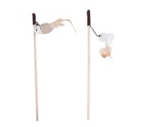 2 Pcs Cat Teaser Giocattolo Per Gatti Il Gioco Al Coperto Giochini Gatto