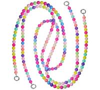 2 Pcs Catene Di Perline Colorate Viaggiare Cavo Appendere Il Telefono