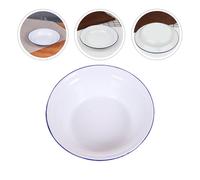 2 Pcs Catino Vintage Ciotola Da Portata Di Smalto Pentole Smaltate