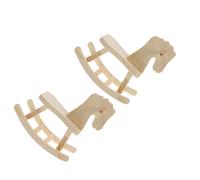 2 PCS Cavallo Dondolo Per Bambini Giocattoli Miniatura Da Equitazione