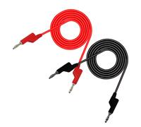 2 Pcs Cavi Multimetro Spina Per Banana Puntali Con Sonde Di Test
