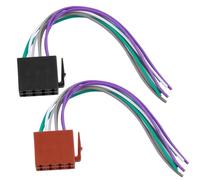 2 Pcs Cavo Adattatore ISO Autoradio, Universale Connettore DIN ISO Autoradio per Cavo Altoparlante Auto Radio 16 Pin, Compatibile con Volkswagen Peugeot Citroën Jetta