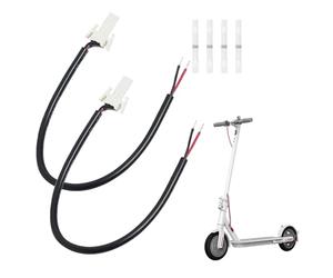 2 Pcs Cavo Fanale Posteriore Rinforzato con Connettore Batteria e Frenata per Parafango - Compatibile con Monopattino Elettrico M365, Pro2, Essential, Pro, 1S