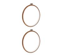 2 Pcs Cerchi Ricamo Da Telaio in Plastica Forniture Per Punto Croce