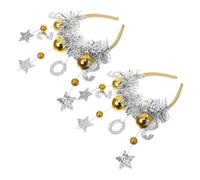 2 Pcs Cerchietti Happy New Year Fascia Per Capelli Di Buon Anno Banca Capodanno