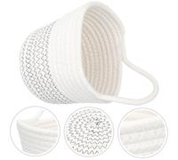 2 Pcs Cesta Porta Oggetti Cestino Portaoggetti Intrecciato Da Parete Sospeso