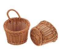 2 Pcs Cesta Portaoggetti Cestino Parete Cesto Di Frutta Da Appendere Al Muro