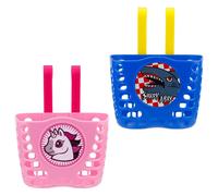 2 Pcs Cestello Bici Cestino Porta Oggetti Anteriore Per Di Stoccaggio Scooter