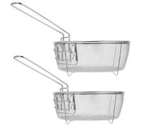 2 Pcs Cestello Friggitrice Attrezzo Per Patatine Fritte Cestino Da Portata