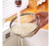 2 Pcs Cestello Lavandino Cucina Cestino Cesto Lavaggio Del Riso Lavare Il