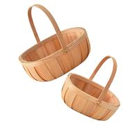 2 Pcs Cestini Per L'arredamento Paniere Del Mercato Degli Agricoltori