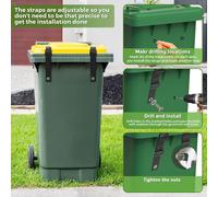 2 pcs cestino cestino cingoli per le serrature per gli animali a propulsione