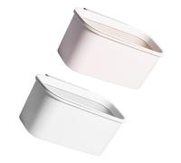 2 Pcs Cestino Immondizia Secchio Spazzatura Bidoni Della Desktop