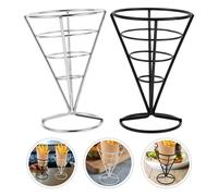 2 Pcs Cestino Per Fritto Da Servizio Alimentare Titolare Delle Patatine