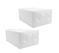 2 Pcs Cestino Per La Conservazione Delle Scarpe Contenitore Di Stoccaggio