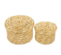 2 Pcs Cesto Di Stoccaggio Chic Cestino Portaoggetti Per Dispensa