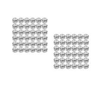 2 PCS Chiusure Trasparenti Per Orecchini Morbide Dorso Degli Trasparente