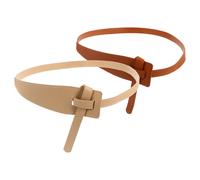 2 Pcs Cintura Pelle Artificiale Sostituzione Della Vita Di Cappotto