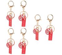 2 Pcs Ciondoli Chiave Catena Portachiavi Ornamenti Per Borse Catene