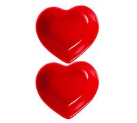 2 Pcs Ciotole A Forma Di Cuore Piatto Sushi Per Salsa Immersione